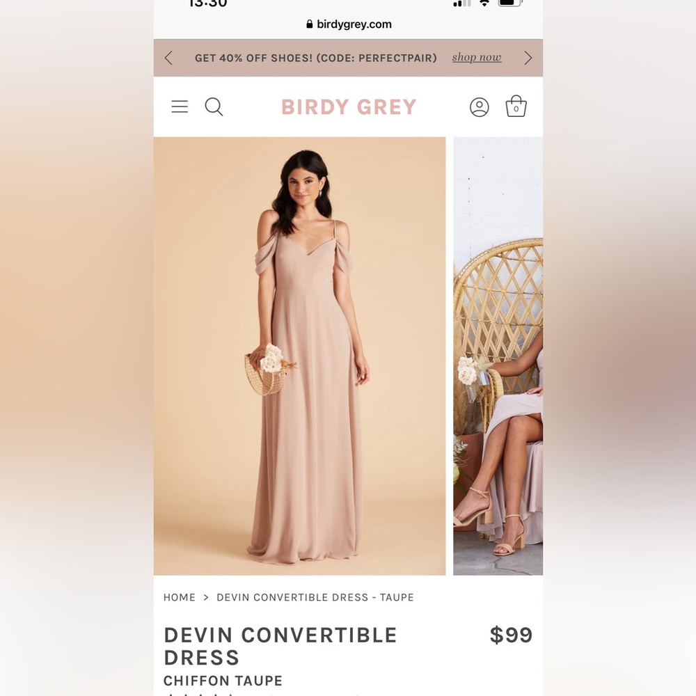 Birdy Grey Bridesmaid dress